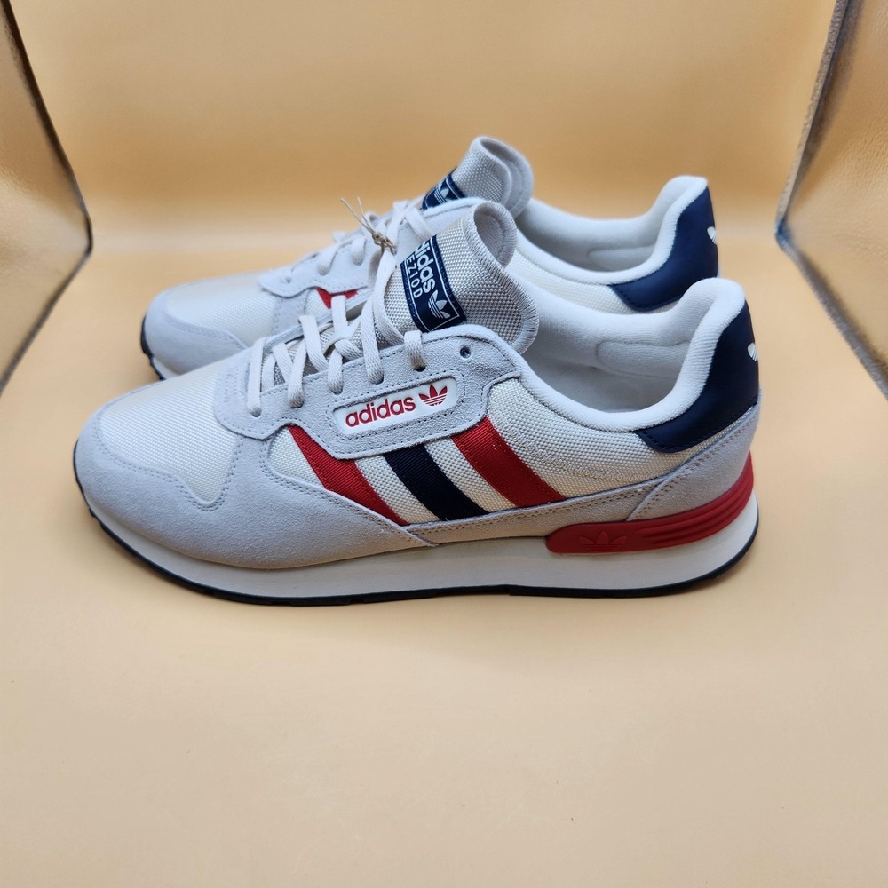 Adidas Treziod 2 Shoes Mens Size 11 Gray Red Navy Low Top Casual Sneakers JQ9042